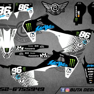 קיט מדבקות ל Husqvarna Enduro 2020-2023 Motocross 2019-2022 V81