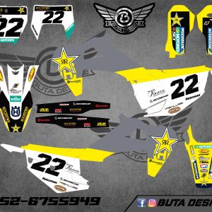 קיט מדבקות ל Husqvarna Enduro 2020-2023 Motocross 2019-2022 V82