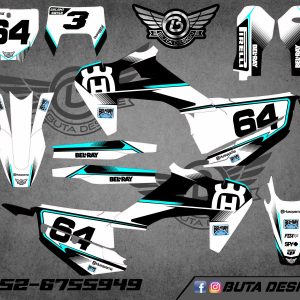 קיט מדבקות ל Husqvarna Enduro 2020-2023 Motocross 2019-2022 V84