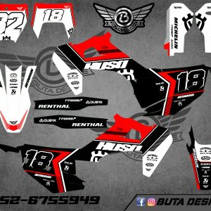 קיט מדבקות ל Husqvarna Enduro 2020-2023 Motocross 2019-2022 V88