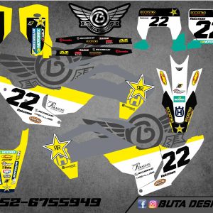 קיט מדבקות ל Husqvarna Enduro 2024 Motocross 2023-2024 V1