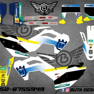 קיט מדבקות ל Husqvarna Enduro 2024 Motocross 2023-2024 V14