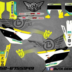 קיט מדבקות ל Husqvarna Enduro 2024 Motocross 2023-2024 V15