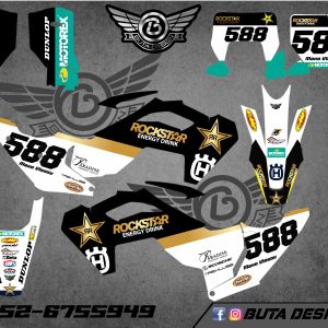 קיט מדבקות ל Husqvarna Enduro 2024 Motocross 2023-2024 V2