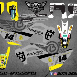 קיט מדבקות ל Husqvarna Enduro 2024 Motocross 2023-2024 V3