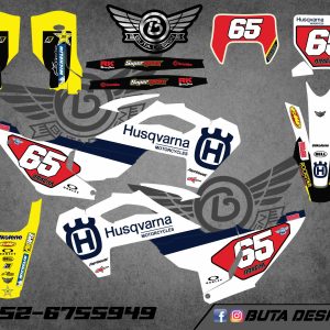 קיט מדבקות ל Husqvarna Enduro 2024 Motocross 2023-2024 V4