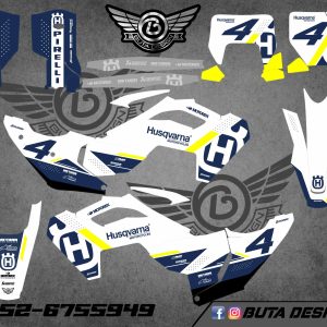 קיט מדבקות ל Husqvarna Enduro 2024 Motocross 2023-2024 V9