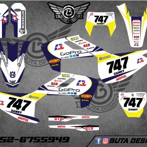 קיט מדבקות ל Husqvarna Enduro 2017-2019 Motocross 2016-2018 V11