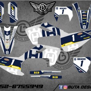 קיט מדבקות ל Husqvarna Enduro 2017-2019 Motocross 2016-2018 V12