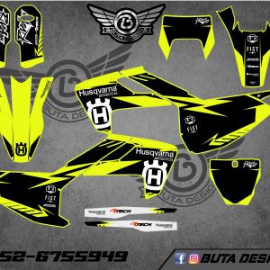קיט מדבקות ל Husqvarna Enduro 2017-2019 Motocross 2016-2018 V13