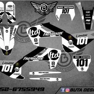 קיט מדבקות ל Husqvarna Enduro 2017-2019 Motocross 2016-2018 V14