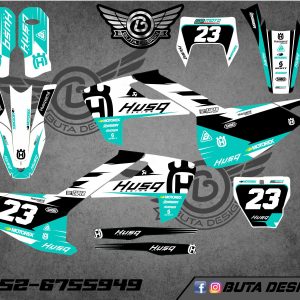 קיט מדבקות ל Husqvarna Enduro 2017-2019 Motocross 2016-2018 V15