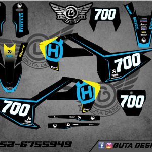 קיט מדבקות ל Husqvarna Enduro 2017-2019 Motocross 2016-2018 V16