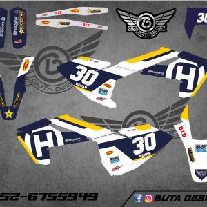 קיט מדבקות ל Husqvarna Enduro 2017-2019 Motocross 2016-2018 V2