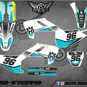 קיט מדבקות ל Husqvarna Enduro 2017-2019 Motocross 2016-2018 V20