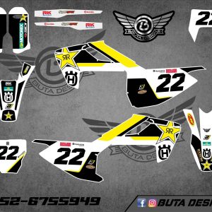 קיט מדבקות ל Husqvarna Enduro 2017-2019 Motocross 2016-2018 V22