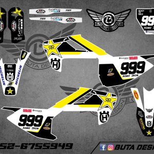 קיט מדבקות ל Husqvarna Enduro 2017-2019 Motocross 2016-2018 V23