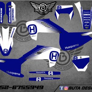 קיט מדבקות ל Husqvarna Enduro 2017-2019 Motocross 2016-2018 V27
