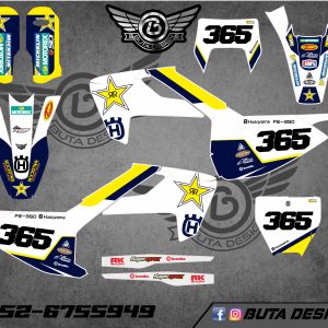 קיט מדבקות ל Husqvarna Enduro 2017-2019 Motocross 2016-2018 V28
