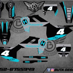 קיט מדבקות ל Husqvarna Enduro 2017-2019 Motocross 2016-2018 V29