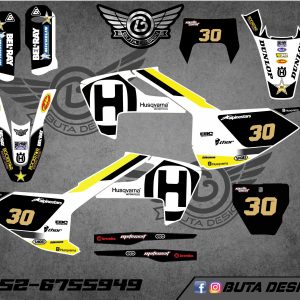 קיט מדבקות ל Husqvarna Enduro 2017-2019 Motocross 2016-2018 V30