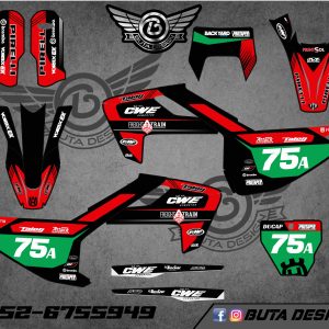 קיט מדבקות ל Husqvarna Enduro 2017-2019 Motocross 2016-2018 V34
