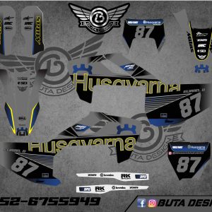קיט מדבקות ל Husqvarna Enduro 2017-2019 Motocross 2016-2018 V36