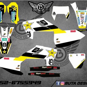 קיט מדבקות ל Husqvarna Enduro 2017-2019 Motocross 2016-2018 V38