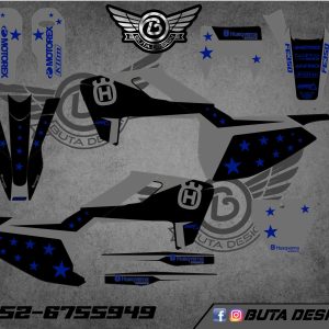 קיט מדבקות ל Husqvarna Enduro 2017-2019 Motocross 2016-2018 V43
