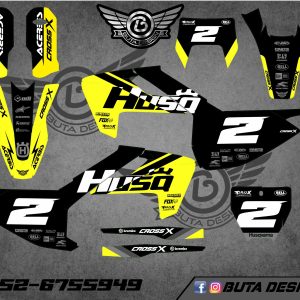 קיט מדבקות ל Husqvarna Enduro 2017-2019 Motocross 2016-2018 V61