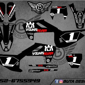 קיט מדבקות ל Husqvarna Enduro 2017-2019 Motocross 2016-2018 V63
