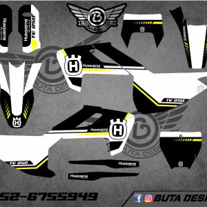 קיט מדבקות ל Husqvarna Enduro 2017-2019 Motocross 2016-2018 V66