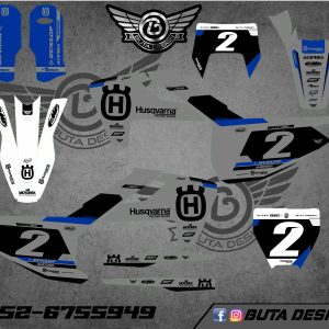 קיט מדבקות ל Husqvarna Enduro 2017-2019 Motocross 2016-2018 V68