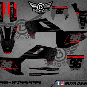 קיט מדבקות ל Husqvarna Enduro 2017-2019 Motocross 2016-2018 V70