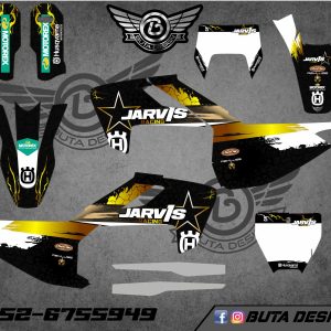 קיט מדבקות ל Husqvarna Enduro 2017-2019 Motocross 2016-2018 V75