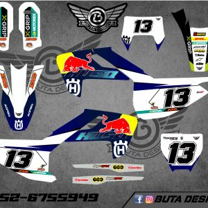 קיט מדבקות ל Husqvarna Enduro 2017-2019 Motocross 2016-2018 V76