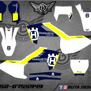קיט מדבקות ל Husqvarna Enduro 2017-2019 Motocross 2016-2018 V77