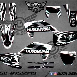 קיט מדבקות ל Husqvarna Enduro 2017-2019 Motocross 2016-2018 V87
