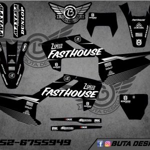 קיט מדבקות ל Husqvarna Enduro 2017-2019 Motocross 2016-2018 V9