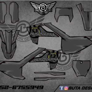 קיט מדבקות ל Husqvarna Enduro 2017-2019 Motocross 2016-2018 V92