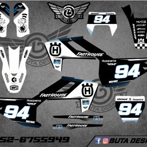 קיט מדבקות ל Husqvarna Enduro 2017-2019 Motocross 2016-2018 V93