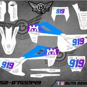 קיט מדבקות ל Husqvarna Enduro 2017-2019 Motocross 2016-2018 V94