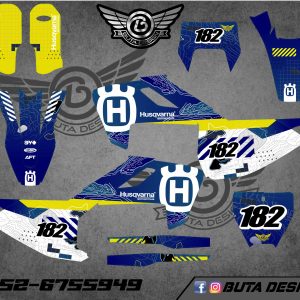 קיט מדבקות ל Husqvarna Enduro 2017-2019 Motocross 2016-2018 V95