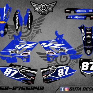 קיט מדבקות ל Yamaha YZ 125 250 2015-2021 V10