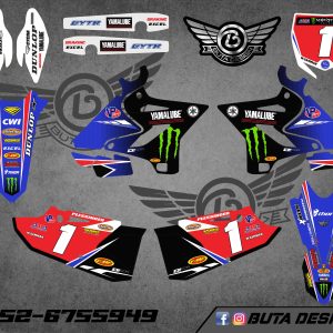 קיט מדבקות ל Yamaha YZ 125 250 2015-2021 V19