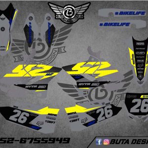 קיט מדבקות ל Yamaha YZ 125 250 2015-2021 V28