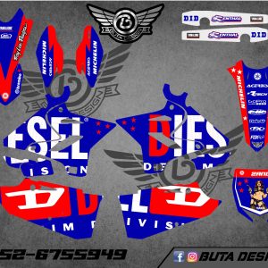 קיט מדבקות ל Yamaha YZ 125 250 2015-2021 V35