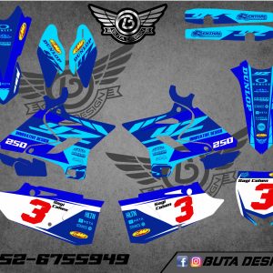 קיט מדבקות ל Yamaha YZ 125 250 2015-2021 V39
