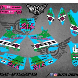 קיט מדבקות ל Yamaha YZ 125 250 2015-2021 V47
