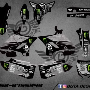 קיט מדבקות ל Yamaha YZ 125 250 2015-2021 V53